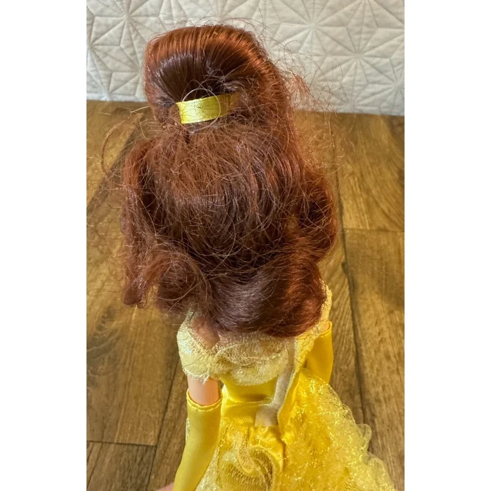 Vtg Disney Store‎ Princess Belle Beauty Beast Classic Doll Yellow Dress Retired